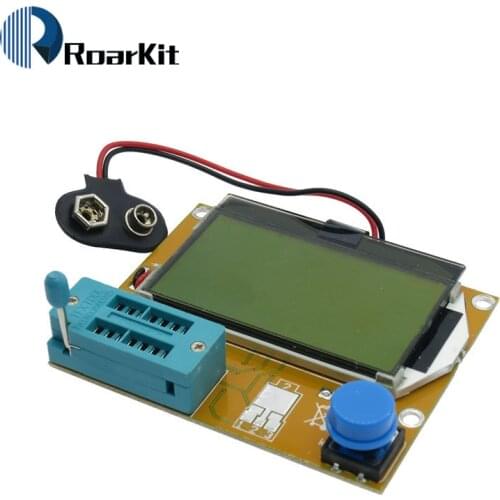 Mega328 M328 LCR-T4 ESR Meter LCR led Transistor Tester Diode Triode Capacitance MOS PNP/NPN