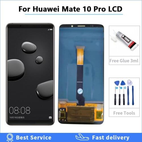 OLED Quality LCD Display For Huawei Mate 10 Pro BLA-L09 BLA-L29 Touch Screen Sensor Glass Digitizer Assembly for mate 10pro lcd
