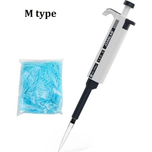 Pipettor Single Channel Adjustable Mechanical Pipette-TopPette, lab Transfer Pipette, Pipet Free Tips 100-1000ul/20-200ul