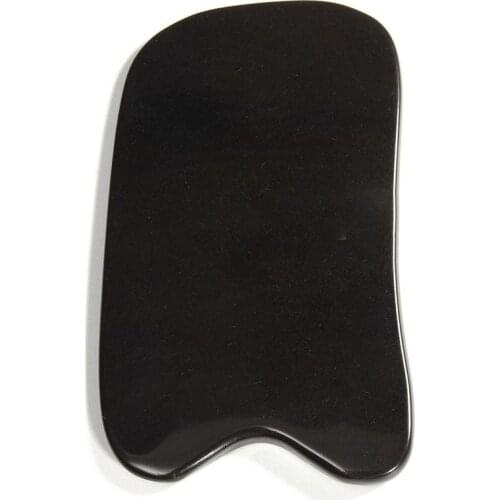 Plastic Gua Sha Massage Tool Jade Stone SPA Acupuncture Scraping Body Foot Back Face Massager Beauty Guasha Board