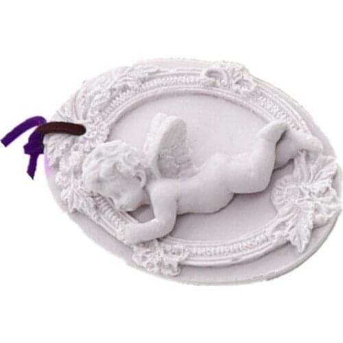 3d Angel aromatherapy plaster pendant mould silicone soap mold