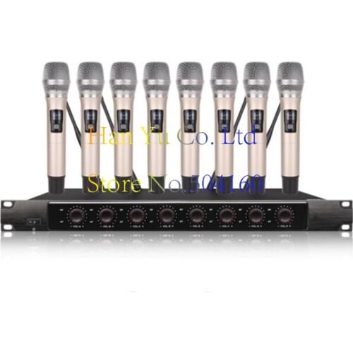 Professional Wireless Microphone One To Eight Handheld Collar With Gooseneck Conference Microphone Wireless Conference