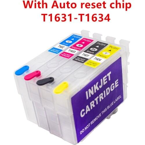 Refill empty 16 XL T1631 T 1631 Refillable ink cartridge For EPSON Workforce wf 2750 2760 2010W 2510WF 2520NF 2530WF 2540WF 2660