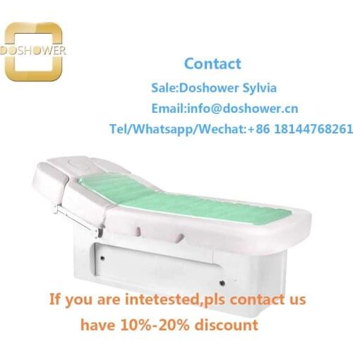 Luxury design massage bed with water bed massage table for hydraulic massage facial bed