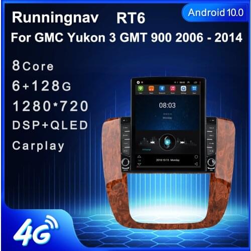 Runningnav For GMC Yukon 3 GMT 900 2006 - 2014 Tesla Type Android Car Radio Multimedia Video Player Navigation GPS