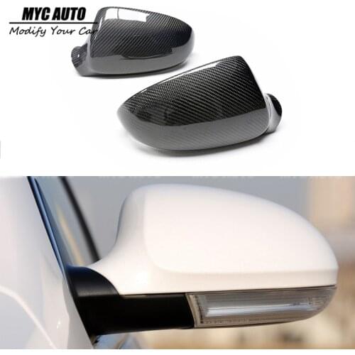 Replacement For Volkswagen VW Passat Magotan R36 Carbon Fiber Rear View Mirror Cover 2003 2004 2005 2006 2007 2008-2011