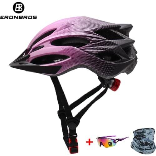 Ultralight Cycling Safety Helmet Outdoor Bicycle Taillight Helmet Intergrally-molded Cycling Helmet Mountain Road Bike Helmet