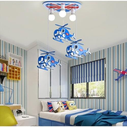 Nordic aircraft kids bedroom decor led lights for room chandeliers ceiling dining room indoor chandelier lighting lampadario