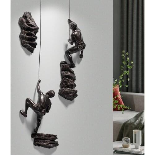 Gym Restaurant Wall Decoration Figurines Luxury Sofa TV Background Pendant Nordic Home Decor Statue Figures Industrial Style
