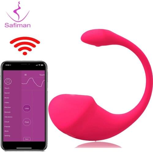 Vibrating Egg 4 Vibration Frequency Mobile Phone APP Remote Control Bluetooth Vibrator Dildo Massager Vibrators for You Sex Toys
