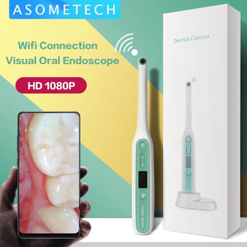 Wifi Mini Camara Endoscope Intraoral Dental Camera 1080P HD Waterproof Oral Inspection Camera Endoscope for iPhone iPad Andorid