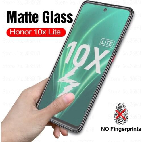 Protective filmTempered Glass for Huawei honor 10x lite 10 x lite honor10 x light Matte Anti-fingerprint Screen Protector