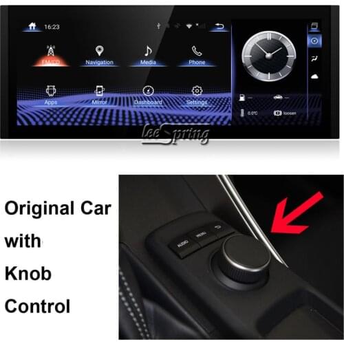 10.25 inch Android 9.0 Upgraded Original Car Screen multimedia Player for LEXUS IS (2013-2017 Original Car 7 inch Screen & Knob)