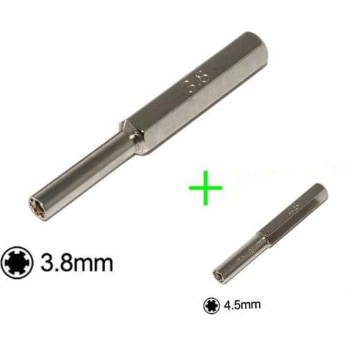4.5mm + 3.8mm suit For Nintendo universal shredder screwdriver the length of the knife is 5cm and game card the sleeve