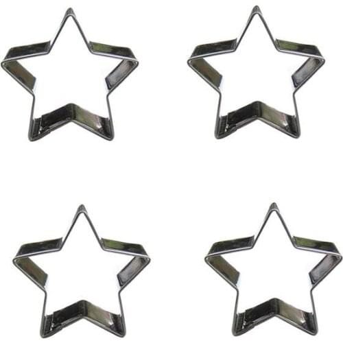 Little stars shape 4 piece cookie cutting molds, baking tools, cake decorating soft candy tools
