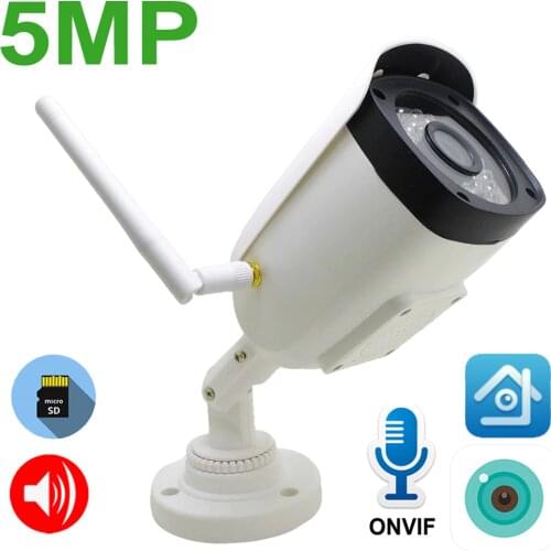 5MP Wireless IP Camera Outdoor Waterproof Cctv Security Surveillance Two-way Voice Intercom Infrared Wifi Home Cam XMEye ICSee