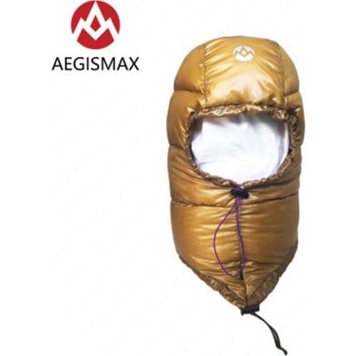 AEGISMAX Outdoor Hiking Goose Down Warm Hat Ultralight Portable Down Hat Anti-freeze Windproof Outdoor Winter Cycling Hat