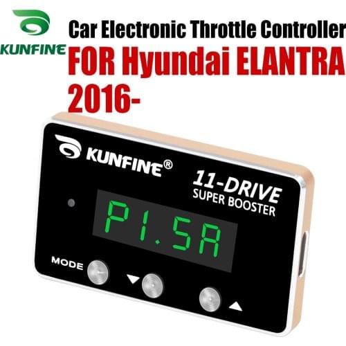KUNFINE Car Electronic Throttle Controller Racing Accelerator Potent Booster For Hyundai ELANTRA 2016-After Tuning Parts