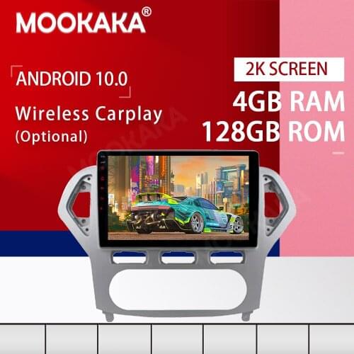 PX6 Screen Android 10.0 4+128G Car Multimedia Player For Ford Mondeo MK4 2007-2010 Auto Audio Radio Stereo GPS Navi Head Unit