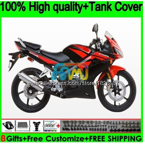 +Tank For HONDA CBR-125R Red black hot 125CC CBR125R 02 03 04 05 06 135BS.3 CBR125RR CBR 125R 2002 2003 2004 2005 2006 Fairings