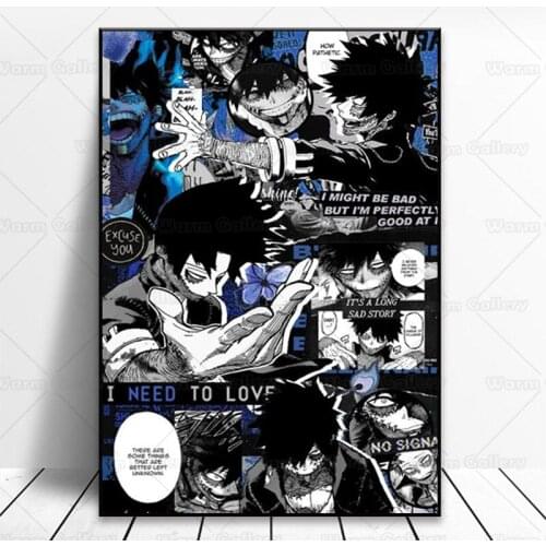 Bnha Dab My Hero Academia Anime Canvas Home Decor Painting Wall Art Decoration Prints Dorm Living Room Bedroom Poster
