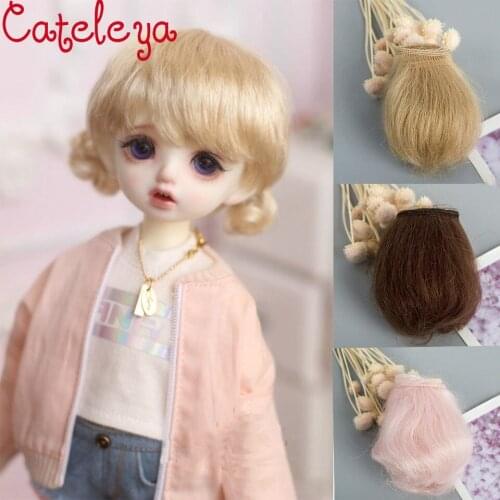 Cataleya New bjd doll mohair wig row 5cm multi-color optional sd doll beauty pig ob11 DIY handmade material wig