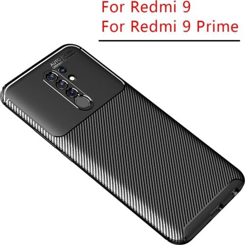 Case on redmi 9 prime bumper cover for xiaomi readmi redmy redmi9 global protective phone coque back bag silicone matte soft tpu