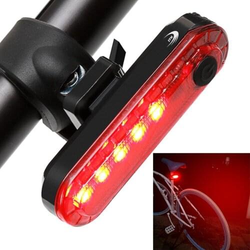 FTW USB Rechargeable Bike Tail Light Bicycle Rear Back Light 4 mode Powerful Waterproof for Night Cycling safety LED Lamp TL2161