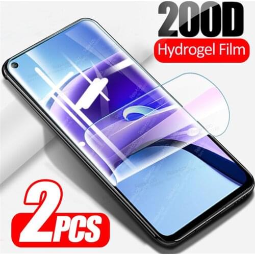 2pcs Full Curved Hydrogel Soft Film For Xiaomi Redmi Note 9T 5G Redme Redmy 9 T Protective Screen Protector Not Tempered Glass