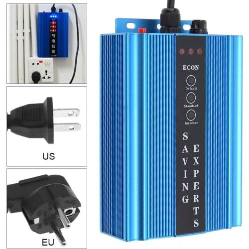 68KW 90-250V Intelligent Electricity Saving Box with LED Indicator Light Energy Saving Device Electricity Bill Killer Up to 35