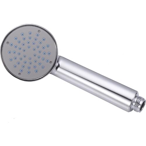 Quality Shower Head Round hand shower heads bathroom fixture ABS in chrome Plated water saving shower head