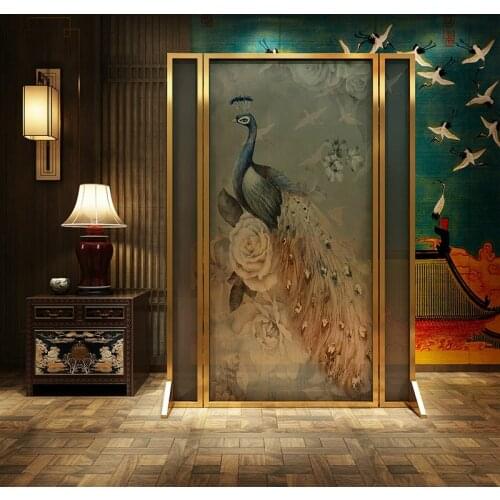 Stainless Steel Screen Partition Home Entrance Door To Block The Living Room Decoration Entrance
