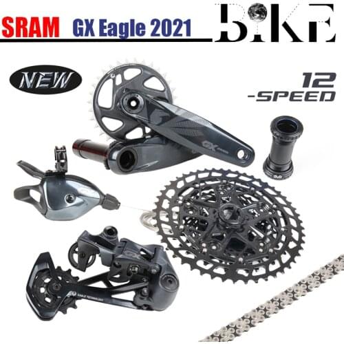 2021 NEW SRAM GX EAGLE 1x12 12 Speed Groupset DUB Kit 32T Trigger Shifter Rear Derailleur 11-50T Cassette Chain Crankset