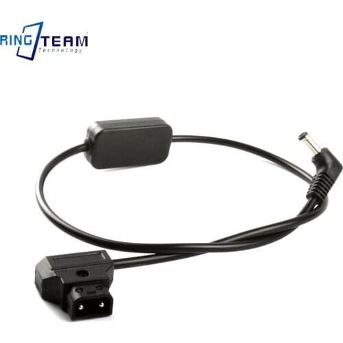 Type B Male Plug Anton Camera Battery D-tap To DC5.5x2.5mm Step-Down 12V Power Adapter Straight Line