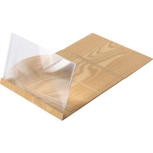 12 inches High quality Log and Acrylic 3D Magnifier Enlarged Mobile Screen Stand Amplifier Phone Bracket Holder Support