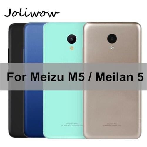 Back Housing For MEIZU M5 Back Cover Case Battery for Meilan 5 Battery Cover M611D M611Y M611A M611H Rear Door Replacement