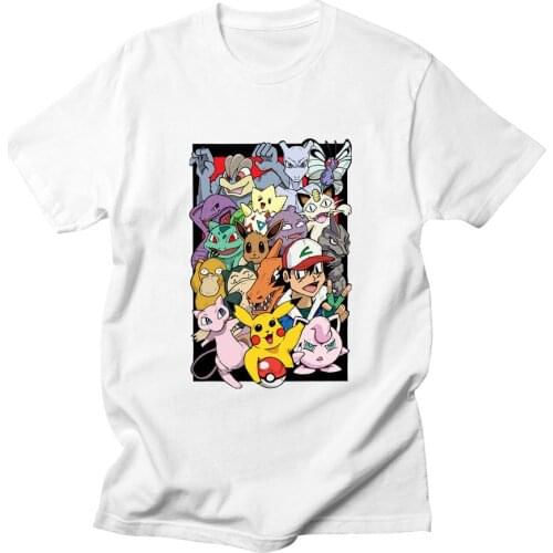 Go Anime Women T-Shirt Short Sleeves Cotton Streetwear Harajuku High Quality Cartoon Cool Hipster Brand Men Tshirts Summer
