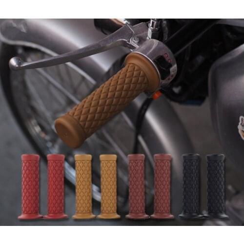 1 pair Vintage Cafe Racer 1" 22/25mm Motorcycle Handlebar Grip Grips for HARLEY SPORTSTER IRON 883 1200 TRIUMPH Free Shipping