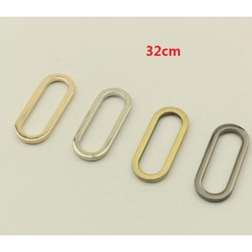 10 pieces/lot) the factory wholesale bags and bags with links to adjust the inner diameter of the buckle 32cm metal accessories