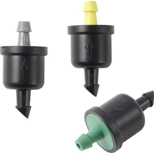 Garden Irrigation 20L 30L 40L Mini Pressure Compensation Drip Emitter Self-cleaning Automatic Pressure Compensate Regulator 10Pc