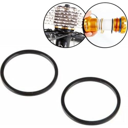 2 Pcs Bicycle Bottom Bracket Spacer 2.5mm Steel Bike Flywheel Spacer Fit-Shimano For-SRAM GXP Cycling Parts