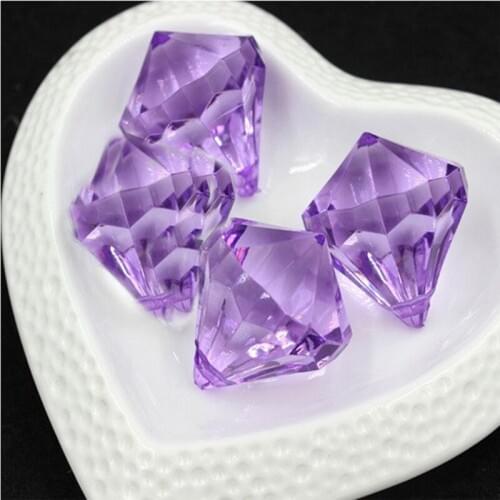 216pcs 35*31mm High Quality Acrylic Purple chandelier ball, DIY Hanging pendants, home wedding decoration