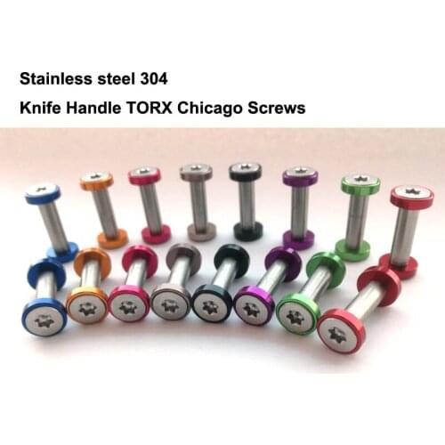 4pcs/bag, Stainless steel Knife Handle hex Screws Suitable for 5mm hole Handicraft accessories