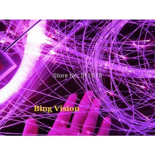 Bing vision plastic optical fiber , diameter 0.75mm ,2700m /roll sparkle side glow fiber for optic light and DIY fiber lamp