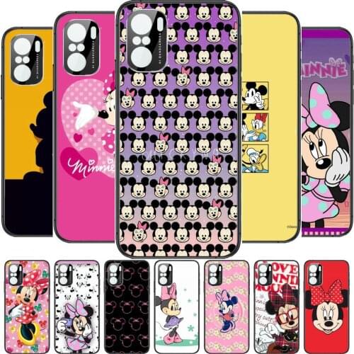 Minnie Mouse Photos Phone Case For xiaomi redmi POCO F1 F2 F3 X3 Pro M3 9C 10T Lite NFC Black Cover Silicone Back Prett mi 10 ul