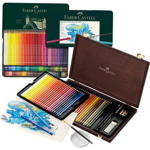 Faber Castell 1175 Professional ALBRECHT DÜRER Artist Watercolor Pencils 12/24/36/48/60/72/120 Colors Water Soluble Lapis De Cor