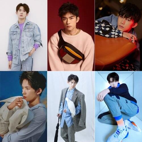 Canvas Painting TFBOYS Wall Art Yi Yang Qianxi Poster and Print Wall Nordic Room Decoration Pictures for Living Home Decor