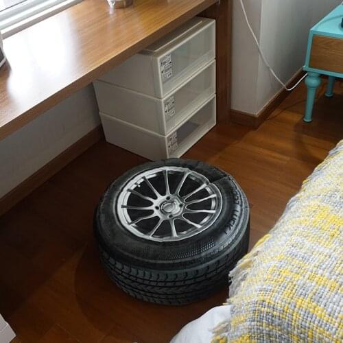 Creative Tea Table Stool Tire MoldingWashable Cojines Кот Подушка Авто Массажное Кресло Couch CushionDecorative cushion