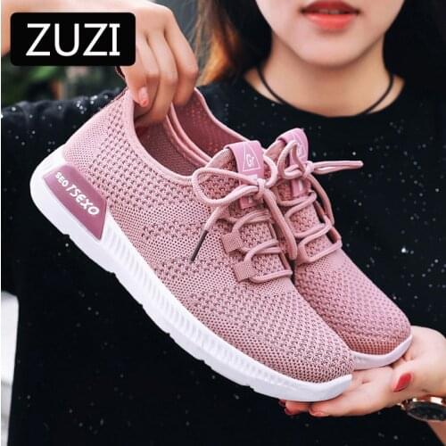 ZUZI Womens Sneakers 2021 New Casual Breathable Shoes Women Fashion Air Mesh Shoes Women Casual Sports Shoes Running
