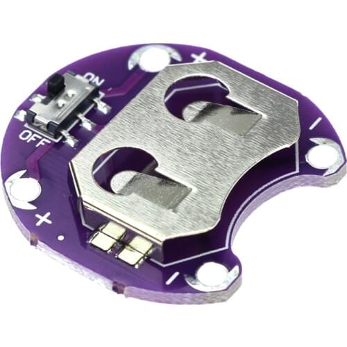 LilyPad Coin Cell Battery Holder CR2032 Battery Holder Module